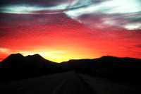 Sunrise near Alpine Texas
